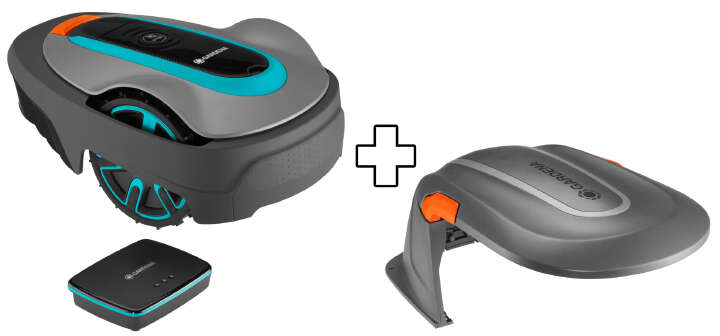 GARDENA Mähroboter smart SILENO city 400 m² + Garage